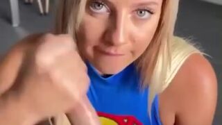 Sharnaxo Supergirl Blowjob TittyFuck Cumshot Video Leaked