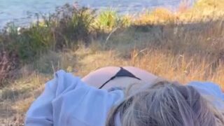 ThePrincessJess Outdoor Blowjob Cum Swallow Video Leaked