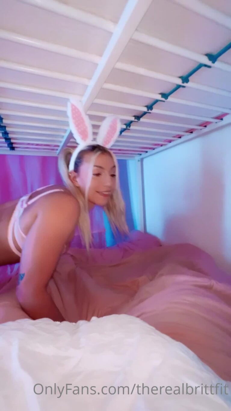 Therealbrittfit Bunny Cosplay Creampie IN Pov Full HD Video