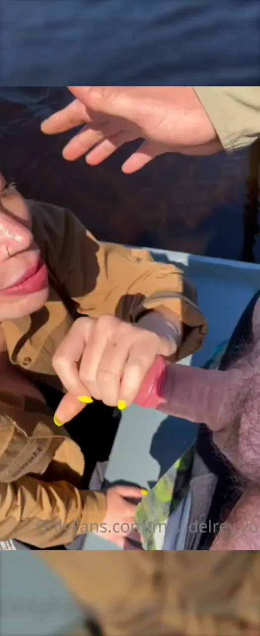 Myla Del Rey Blowjob AT The Boat With Facial Full HD Video